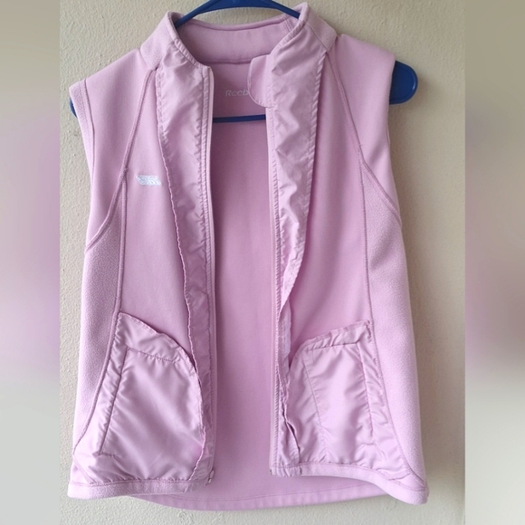 Reebok Women's Top Vest Full Zip Pink Color Size L - Picture 5 of 10